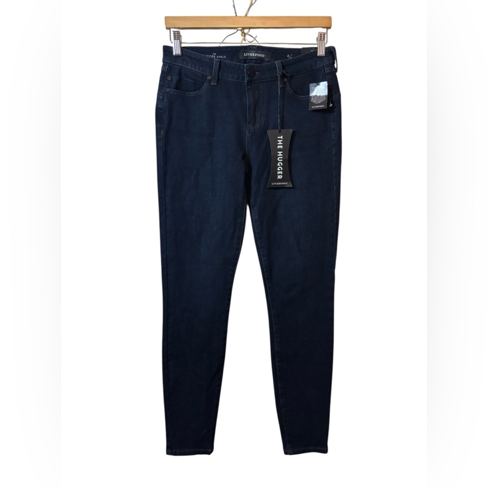NEW LIVERPOOL | denim blue jeans 4/27 4 27 the hugger ankle